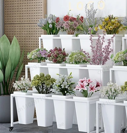 Wedding Solution - Mobile Präsentationslösung: Mehrstufiger Schmiedeeisen-Ständer für Blumen,