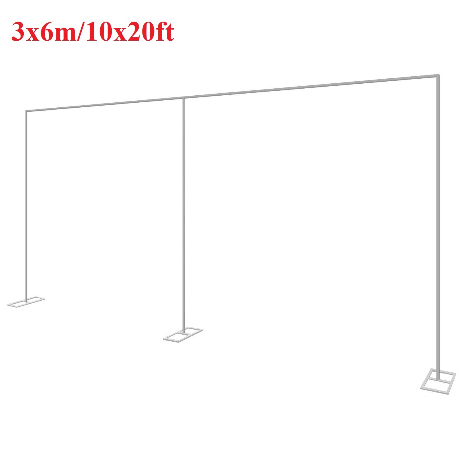 Confetti Balloon Set - 3x6m/10x20ft Metall Hochzeit Bogen Ständer Heavy