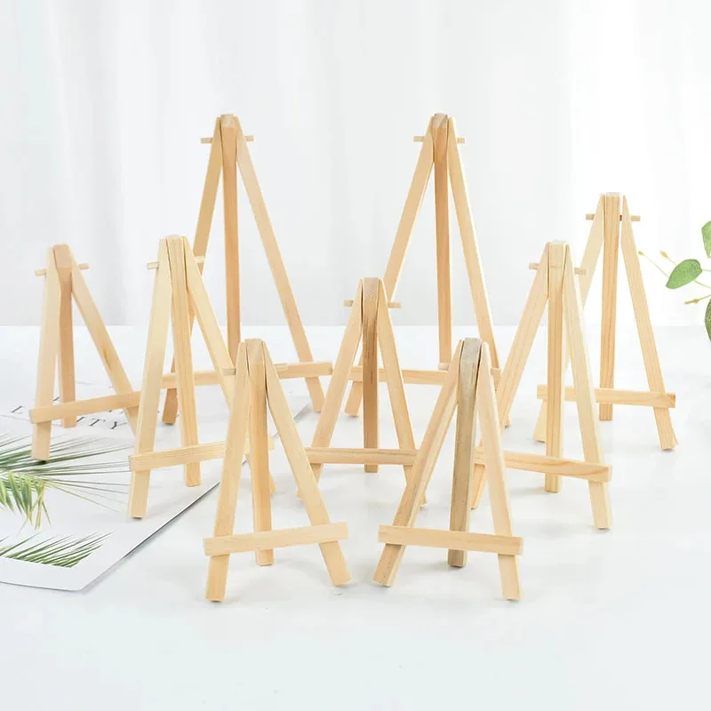 Table Number Gold - 10 stücke Holz Mini Staffelei Rahmen