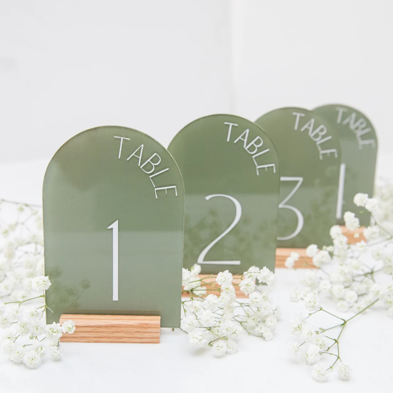 Personalisierte Gemalt Zurück  – Table Number Gold Bewertung und Preis