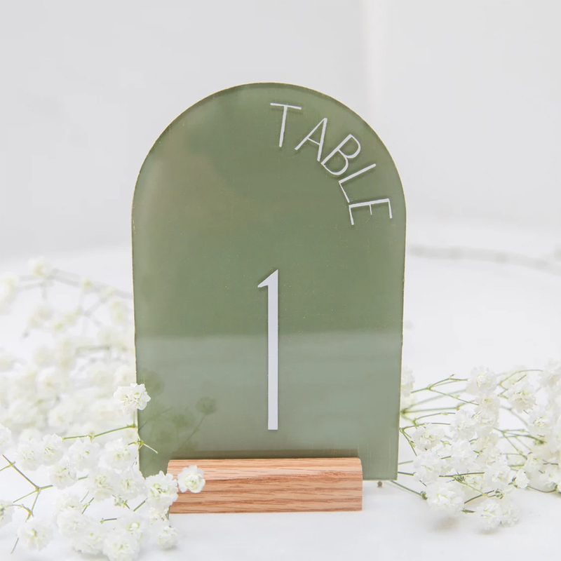 Personalisierte Gemalt Zurück  – Table Number Gold Bewertung und Preis
