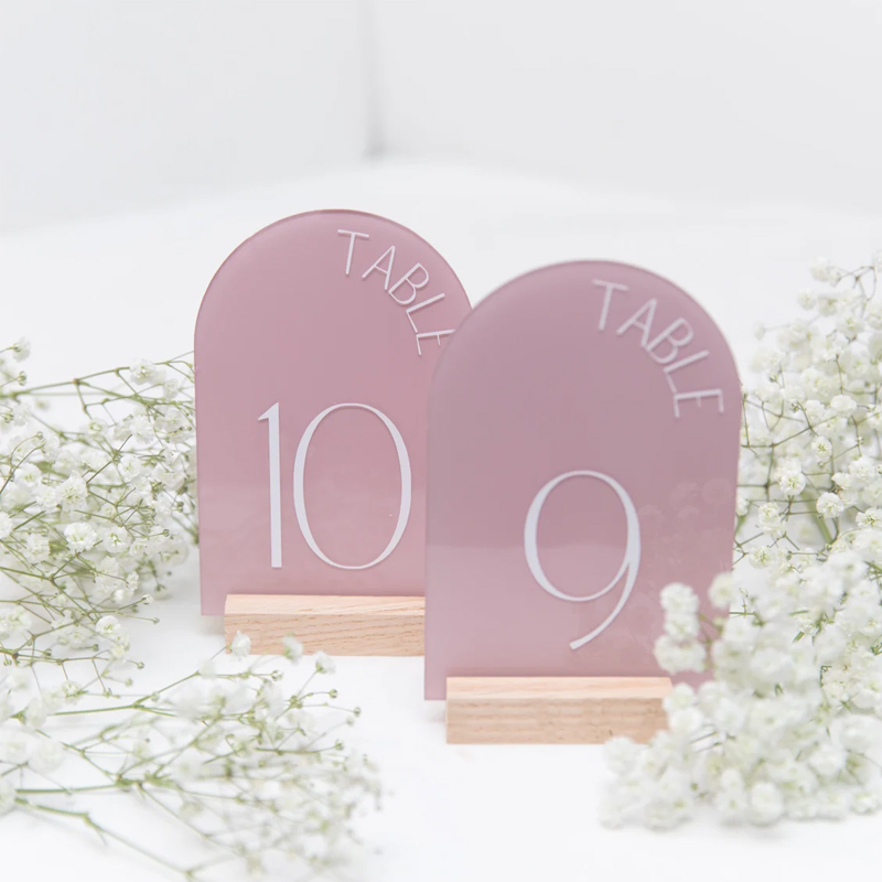 Personalisierte Gemalt Zurück  – Table Number Gold Bewertung und Preis