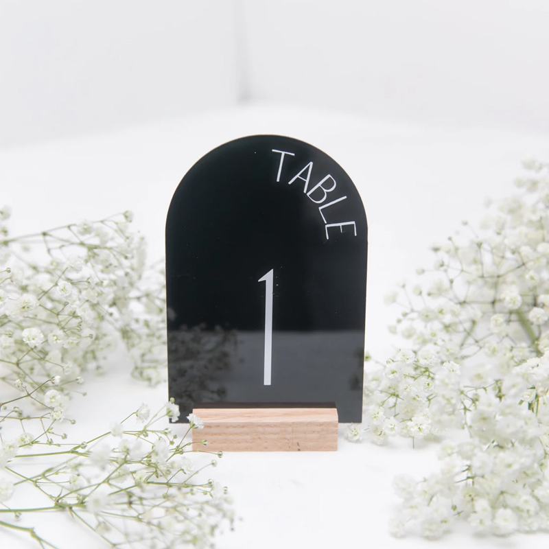 Personalisierte Gemalt Zurück  – Table Number Gold Bewertung und Preis