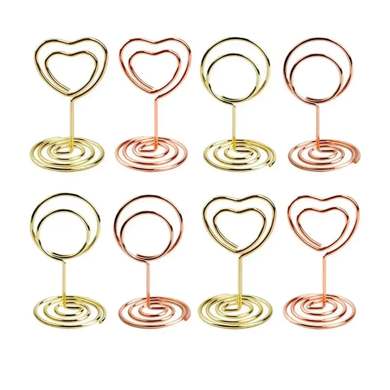 10 Stück Metall-Tischkartenhal – Table Number Gold Bewertung und Preis