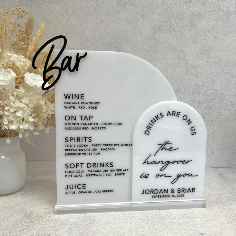 Benutzerdefiniertes Barmenü mi – Table Number Gold Bewertung und Preis