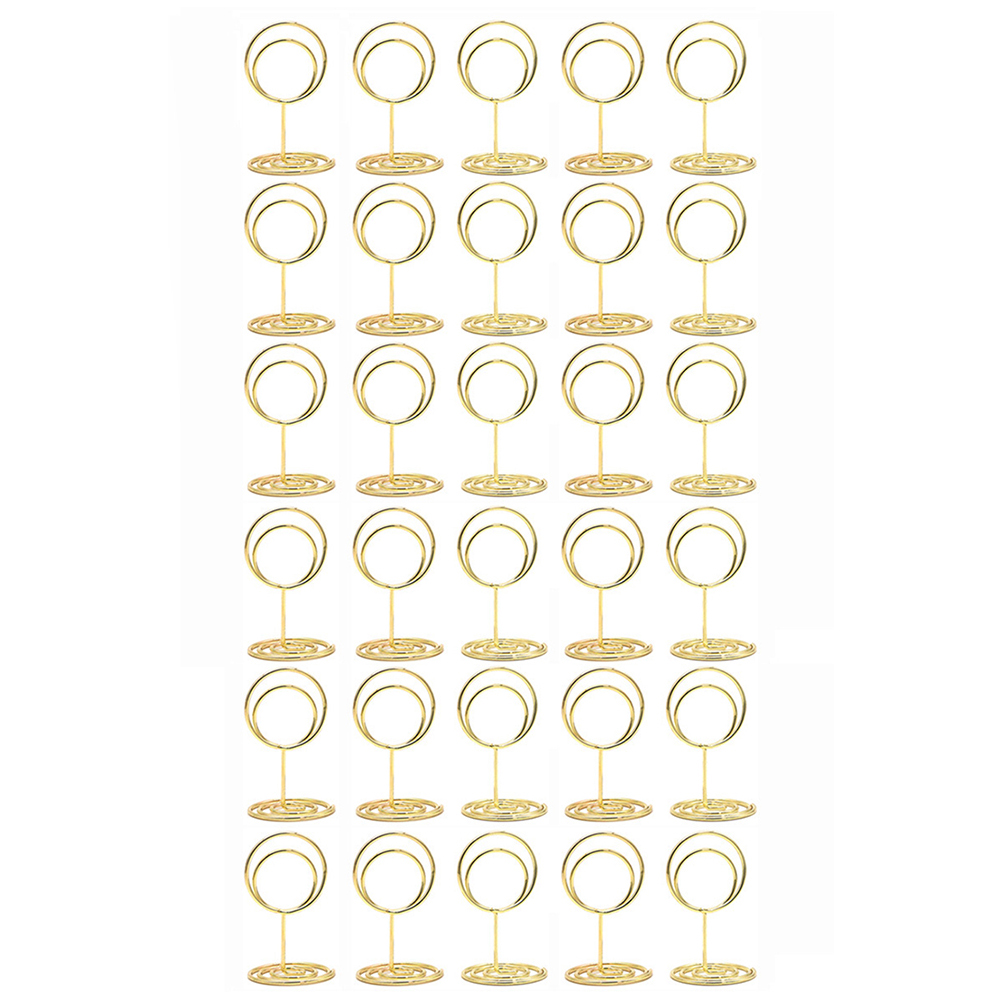30er-Pack runde Tischkartenhal – Table Number Gold Bewertung und Preis