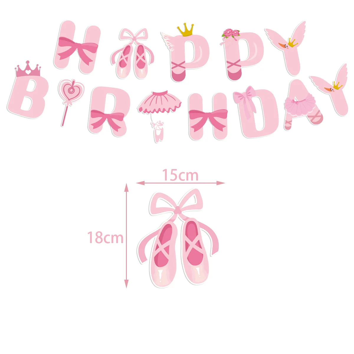 Rosa Ballerina-Ballettmädchen, – Confetti Balloon Set Bewertung und Preis