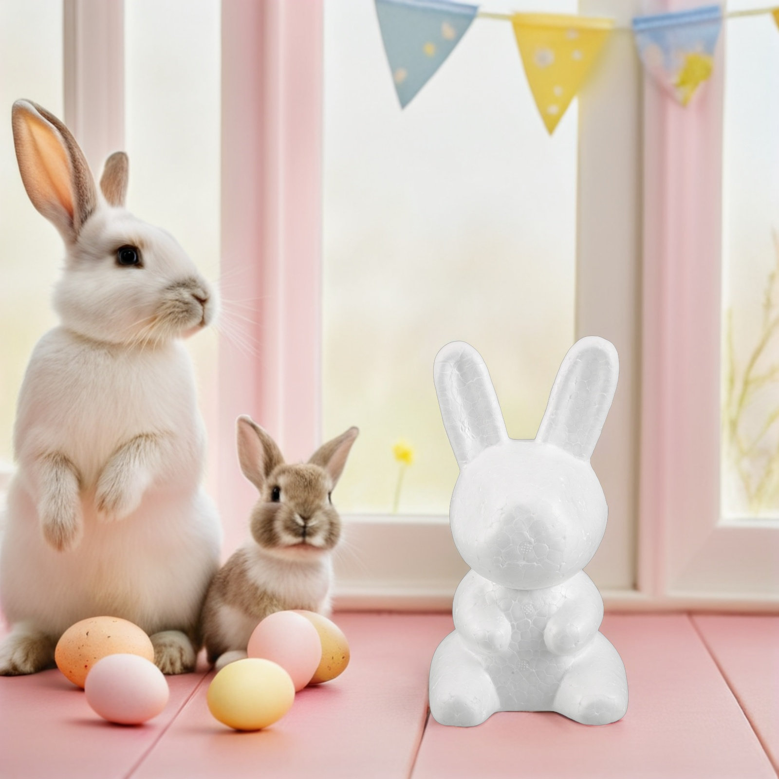 3 Stück weiße Schaumstoffhasen – Wedding Supply Decor Bewertung und Preis