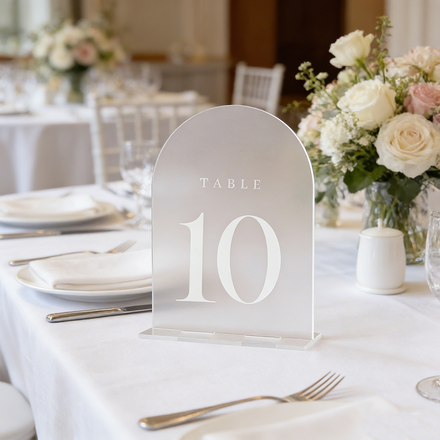 10 Stück transparente Acryl-Sc – Table Number Gold Bewertung und Preis