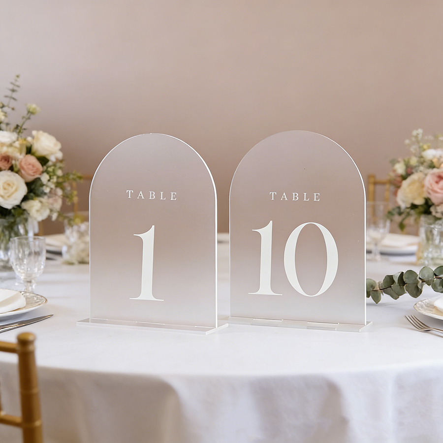 10 Stück transparente Acryl-Sc – Table Number Gold Bewertung und Preis