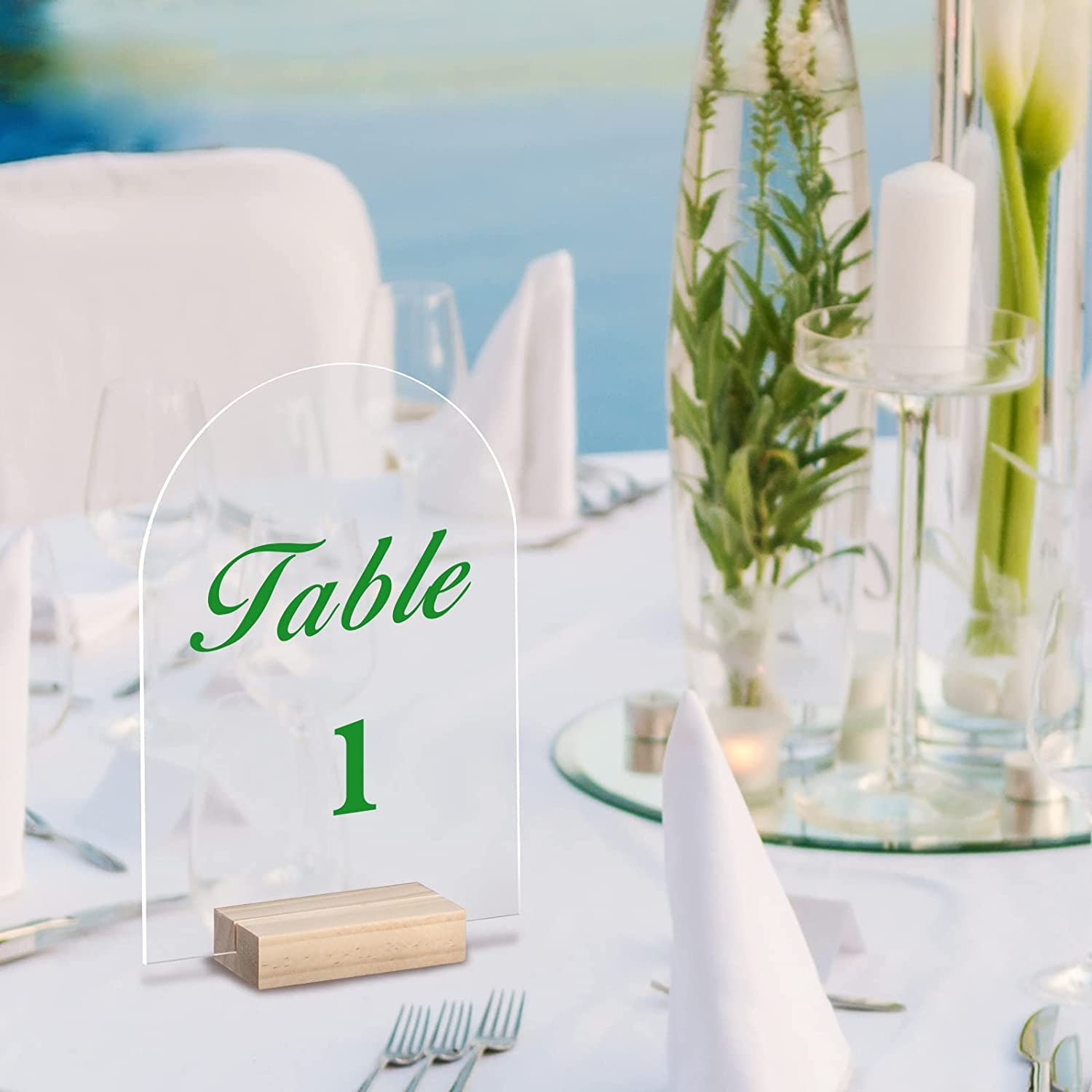 10/20/30/50PCS Arch Acryl Zeic – Table Number Gold Bewertung und Preis