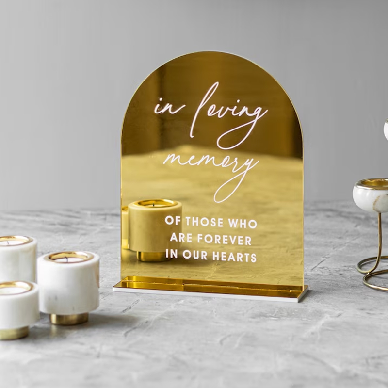 Satz von 4 Hochzeits zeichen,  – Table Number Gold Bewertung und Preis
