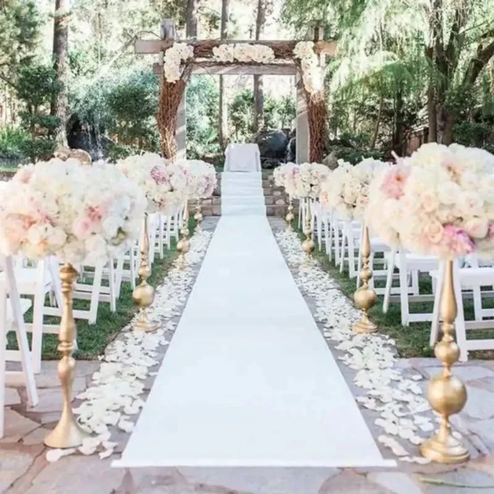 Eleganter Hochzeits-Läufer Rut – Aisle Runner White Bewertung und Preis