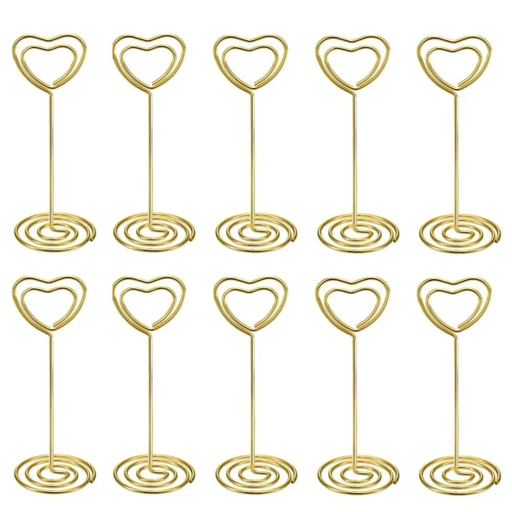 10 Stück herzförmige Tischnumm – Table Number Gold Bewertung und Preis