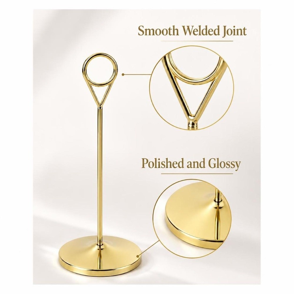 Tragbarer Metall-Tischnummernh – Table Number Gold Bewertung und Preis