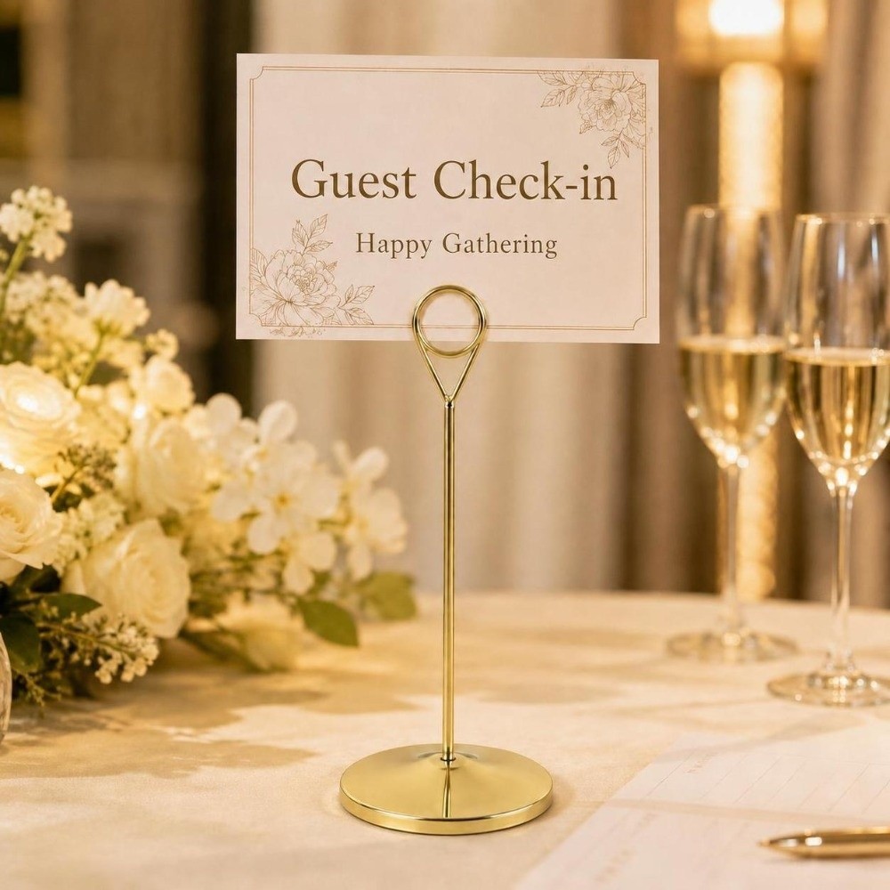Tragbarer Metall-Tischnummernh – Table Number Gold Bewertung und Preis