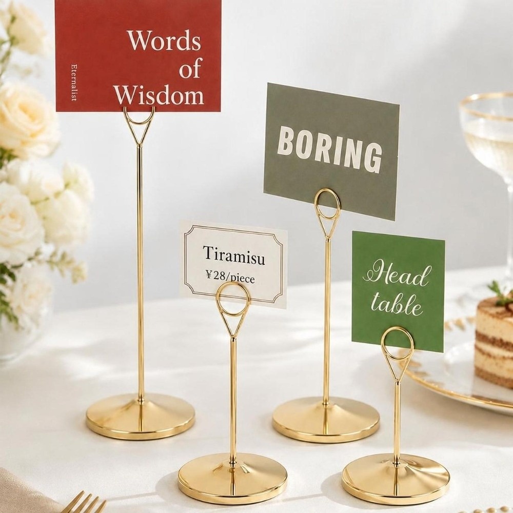 Tragbarer Metall-Tischnummernh – Table Number Gold Bewertung und Preis